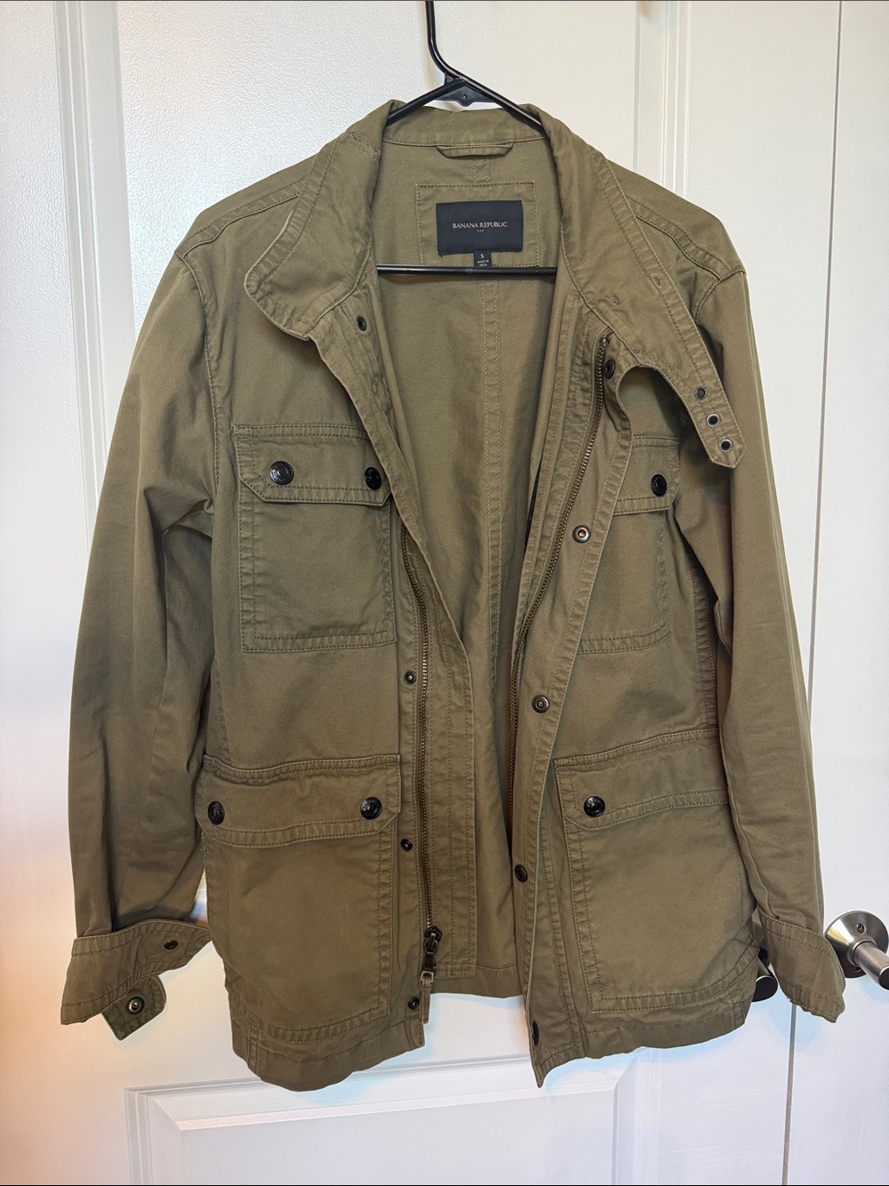 Banana Republic Olive Utility Field Jacket